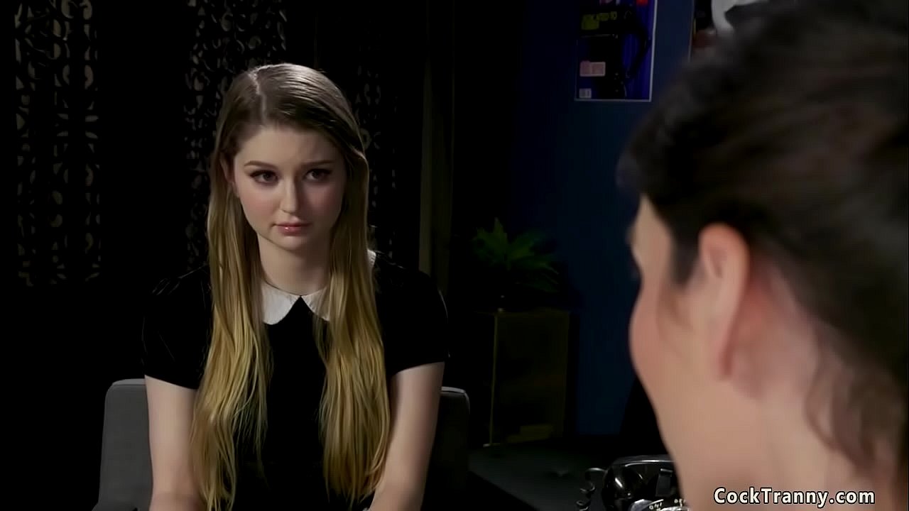 Young model is came to shemale Model Magazine Empress for audition and soon after she is dominated and fucked in bondage