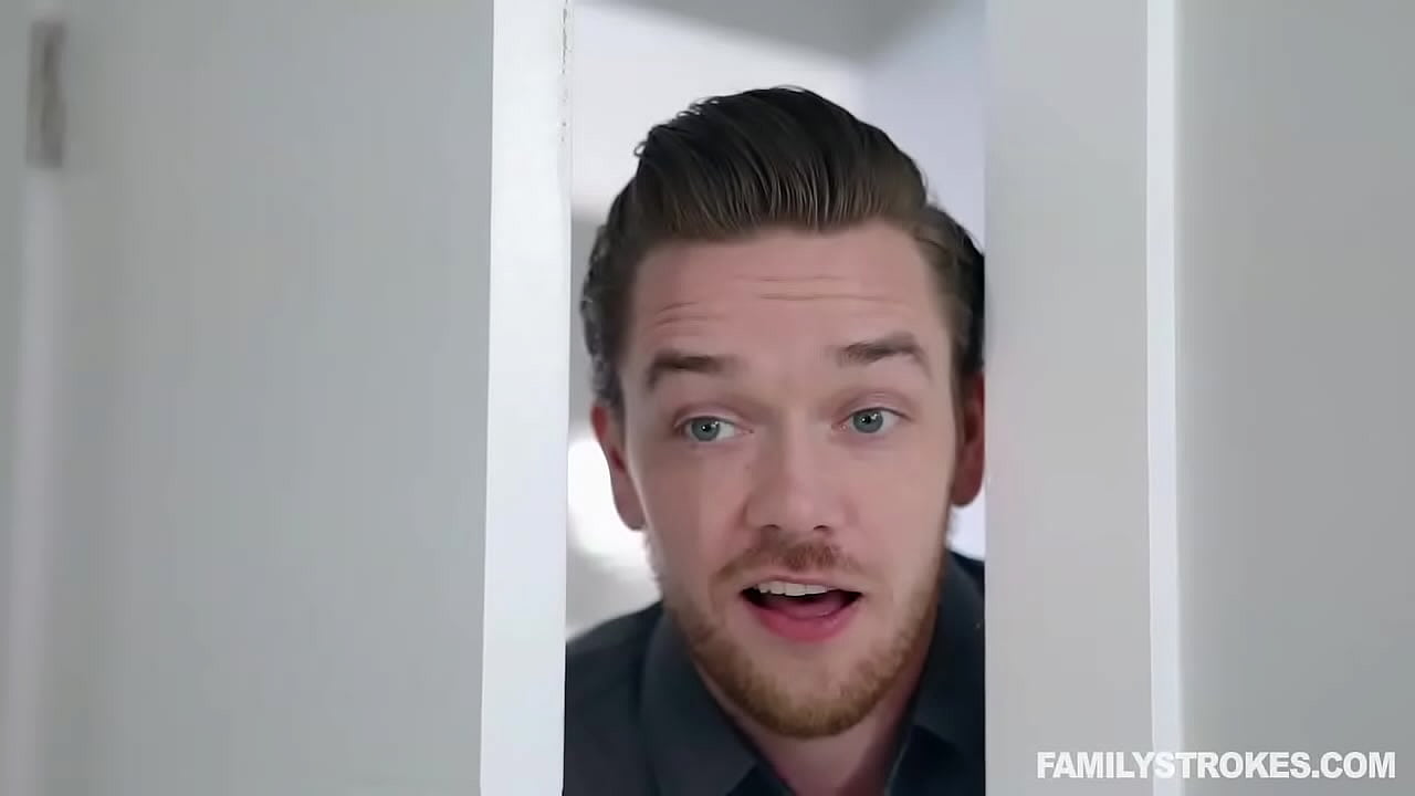 After she caught her perv stepbro jerking off on her during she masturbates on the couch next to him with mum sitting at the table.As soon as her mum is gone she throats him and is licked