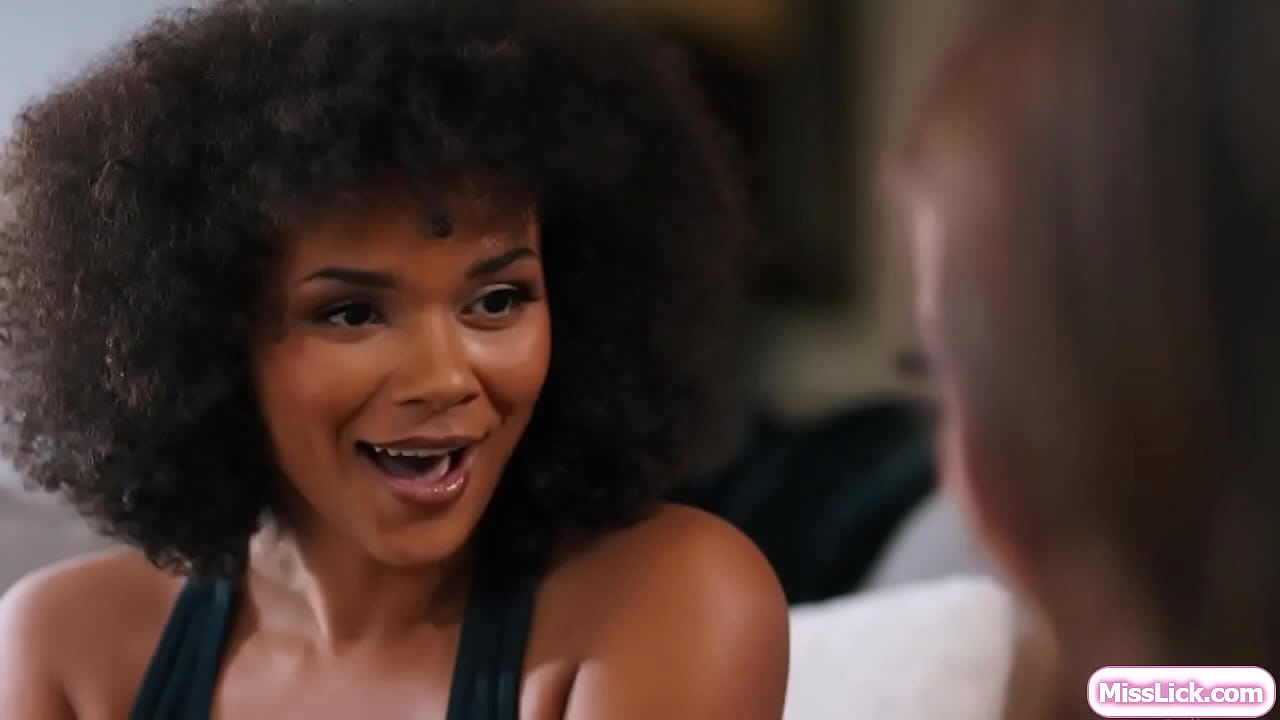 Lesbian Katrina Colt confessed to her ebony roommate with her friends help.The black babe feels the same way and is down for a pussy licking threesome