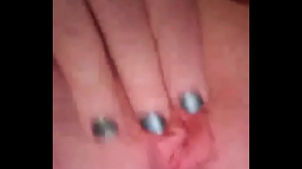 Wife rubbing her pussy.