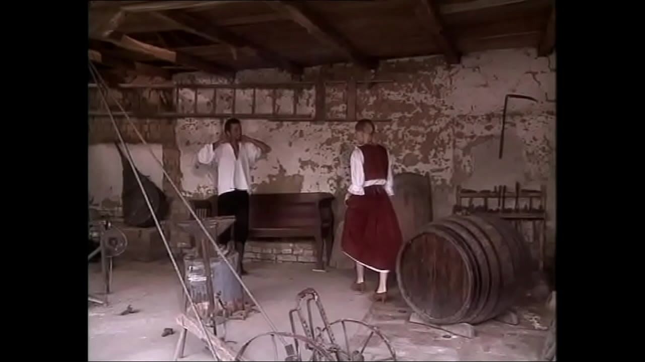 DOGGY STYLE IN THE STABLE WITH A COCK IN THE ASS