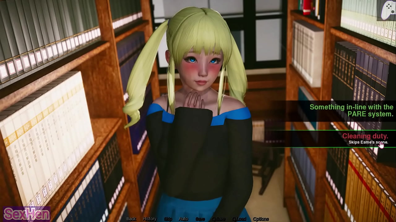 Hot girl wants to give me a blowjob and fuck me hard to get my desired cum | Hentai Games P3