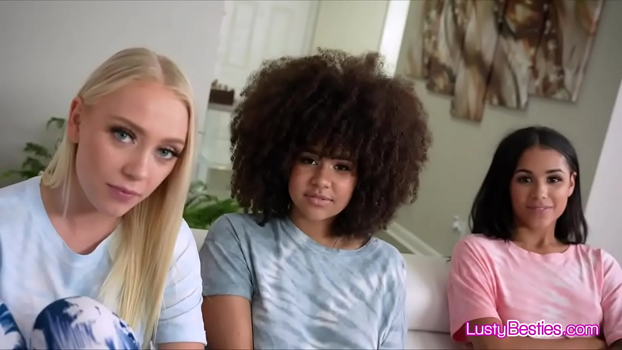 Room mate gets lucky with three gfs