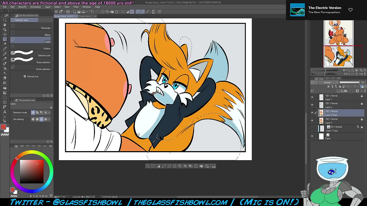 SS broadcast by GlassFishBowl on Picarto from February Twenty-Seventh 2023