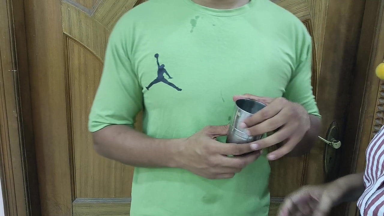 Beautiful wife fucking with Condom Delivery Boy!