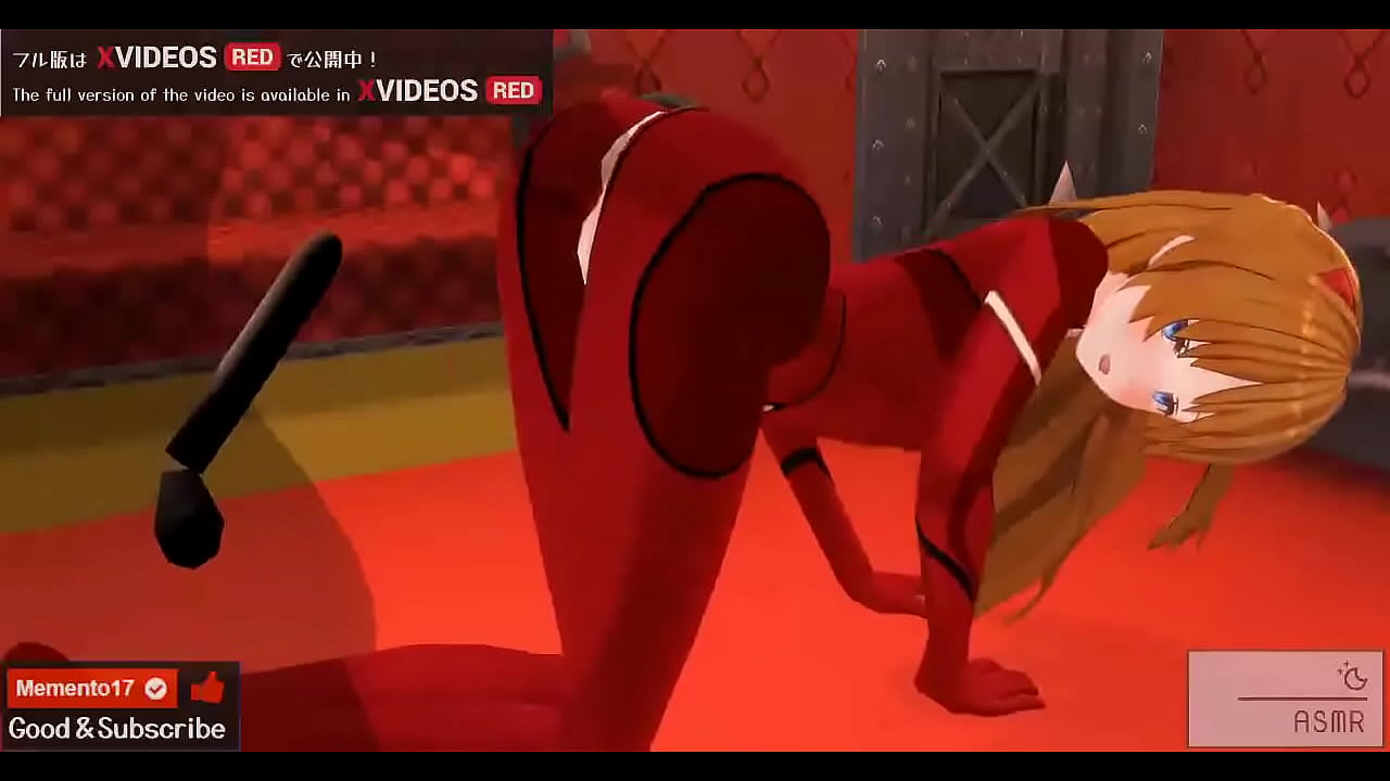 Japanese anime Asuka anal sex and peeing