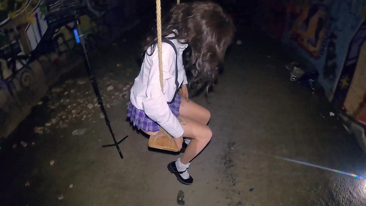 Girl swinging gets fucked on her favorite swing