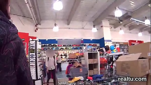 Flawless czech girl gets teased in the mall and pounded in pov