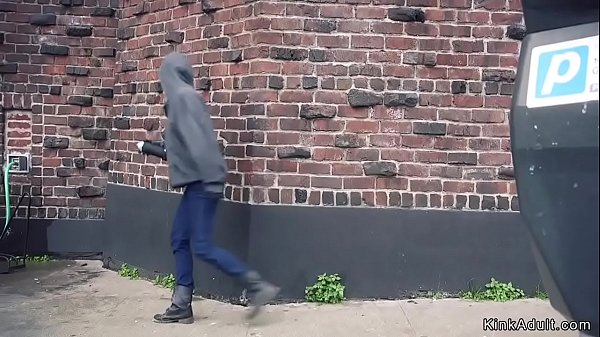 Dude puts hot brunette in bdsm and spanks and whips her butt before anal fucks her