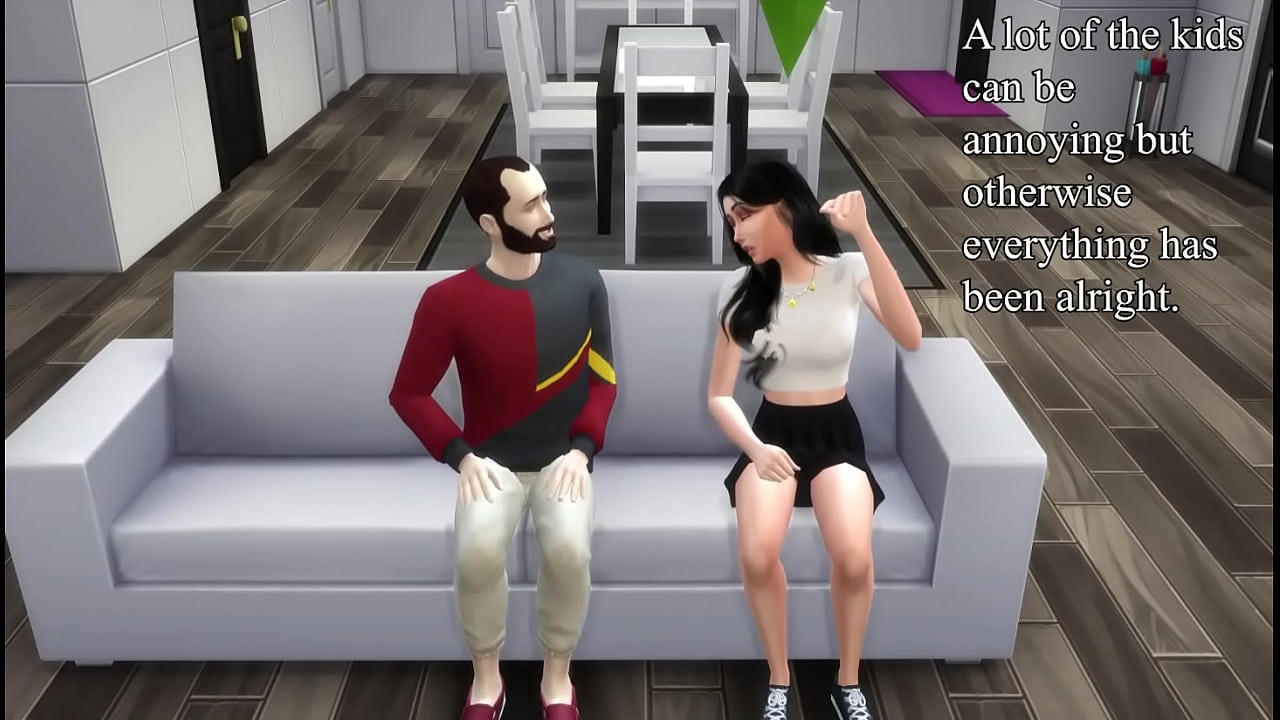 Seduced By My Stepmom in the Kitchen (Sims 4)