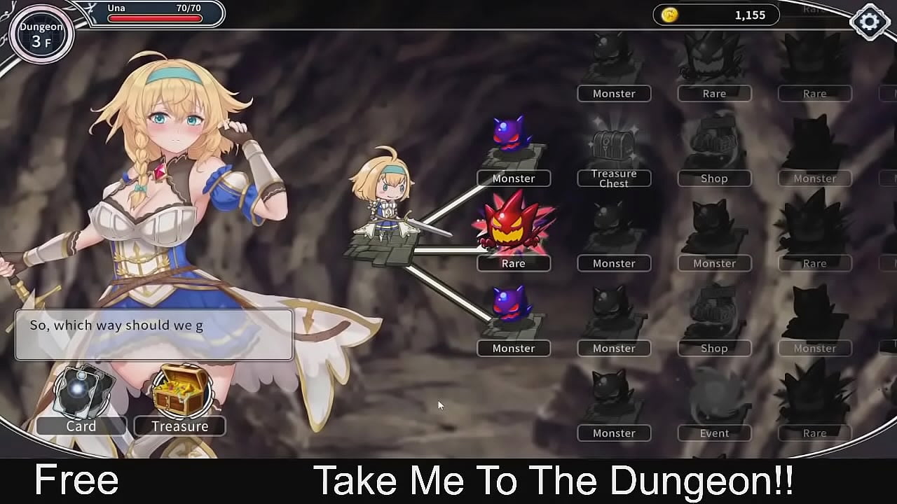 Take Me To The Dungeon  (Free Steam Game)  Sexual Content, Nudity, Hentai, Roguelike, Cute