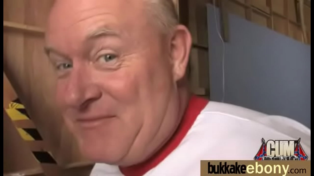 Ebony gets fucked in all holes by a group of white dudes 16