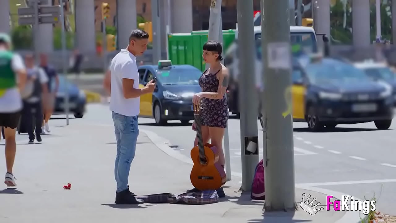 We pick a street artist up and convince to become a PORNSTAR!!