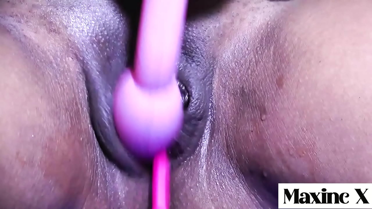 Pussy Packing In The Bathroom! It's Maxine Fucking Her 2 Dildos!