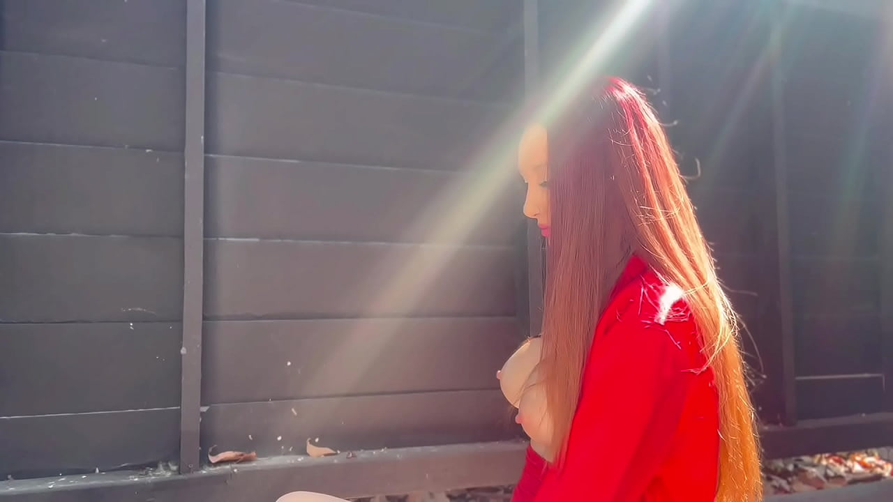 European Stepmom Solo horny tits outdoor