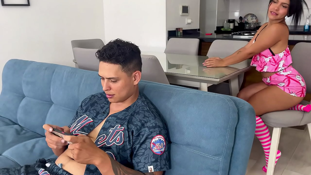 Big ass Latina tastes my cock while I play, I end up fucking her hard - JACOB NEWMAN