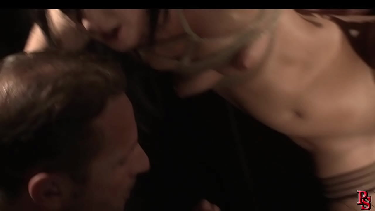 Perverted slut Barbie Pink, sucking dick in rope bondage humiliated, and drinking pee, and her own squirt.