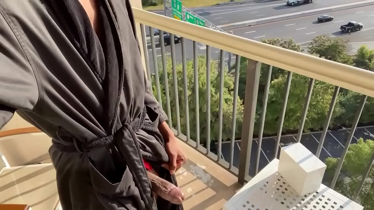 Jerking off as traffic goes by. I hope I didn&rsquo;t cause any accidents!