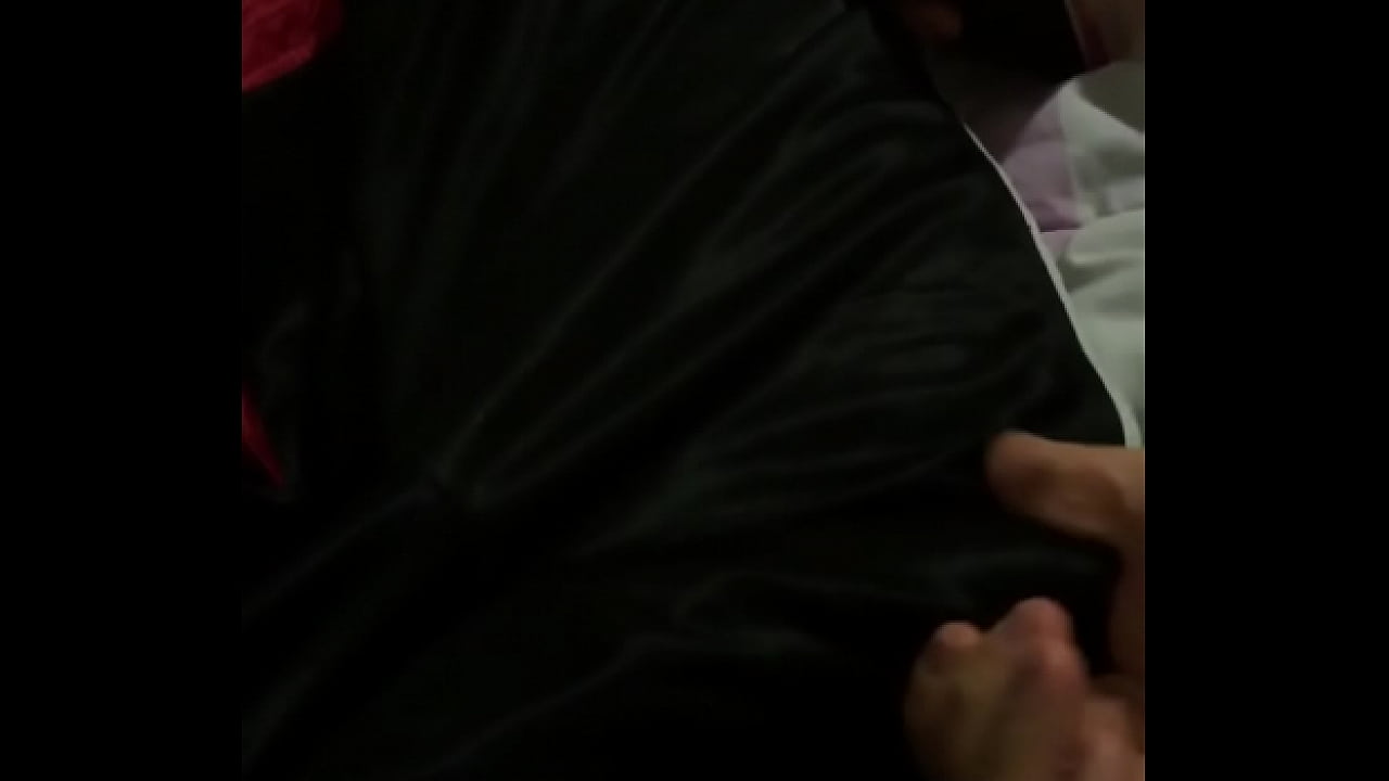 Above shorts dick play