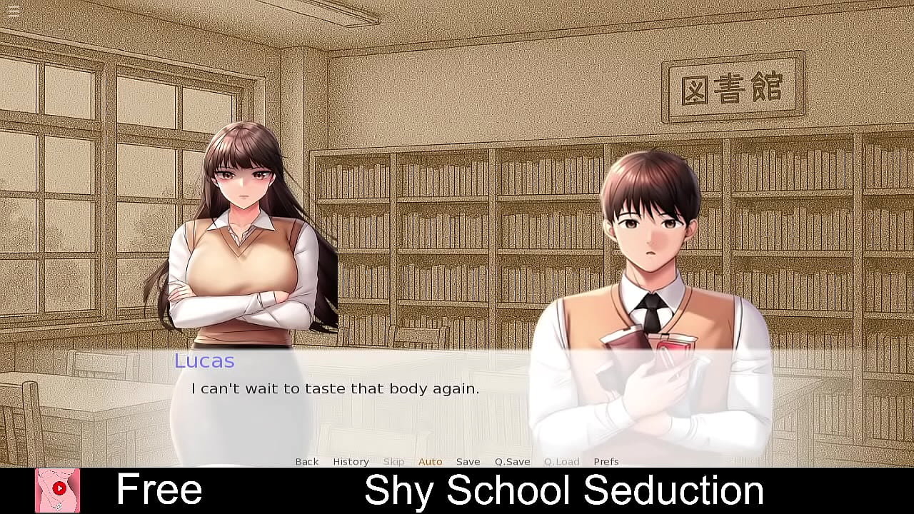 Shy School Seduction (free game itchio) Visual Novel, Interactive Fiction