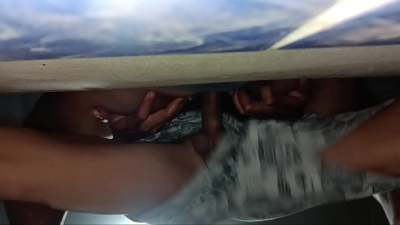 Hot wife without panties asking for directions and letting the stranger touch her