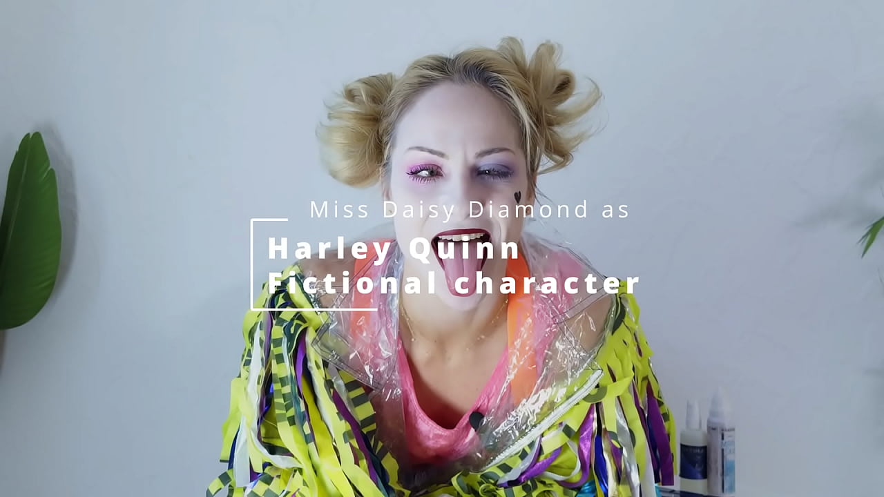 SFW Harley Quinn Make Over Pole Dance