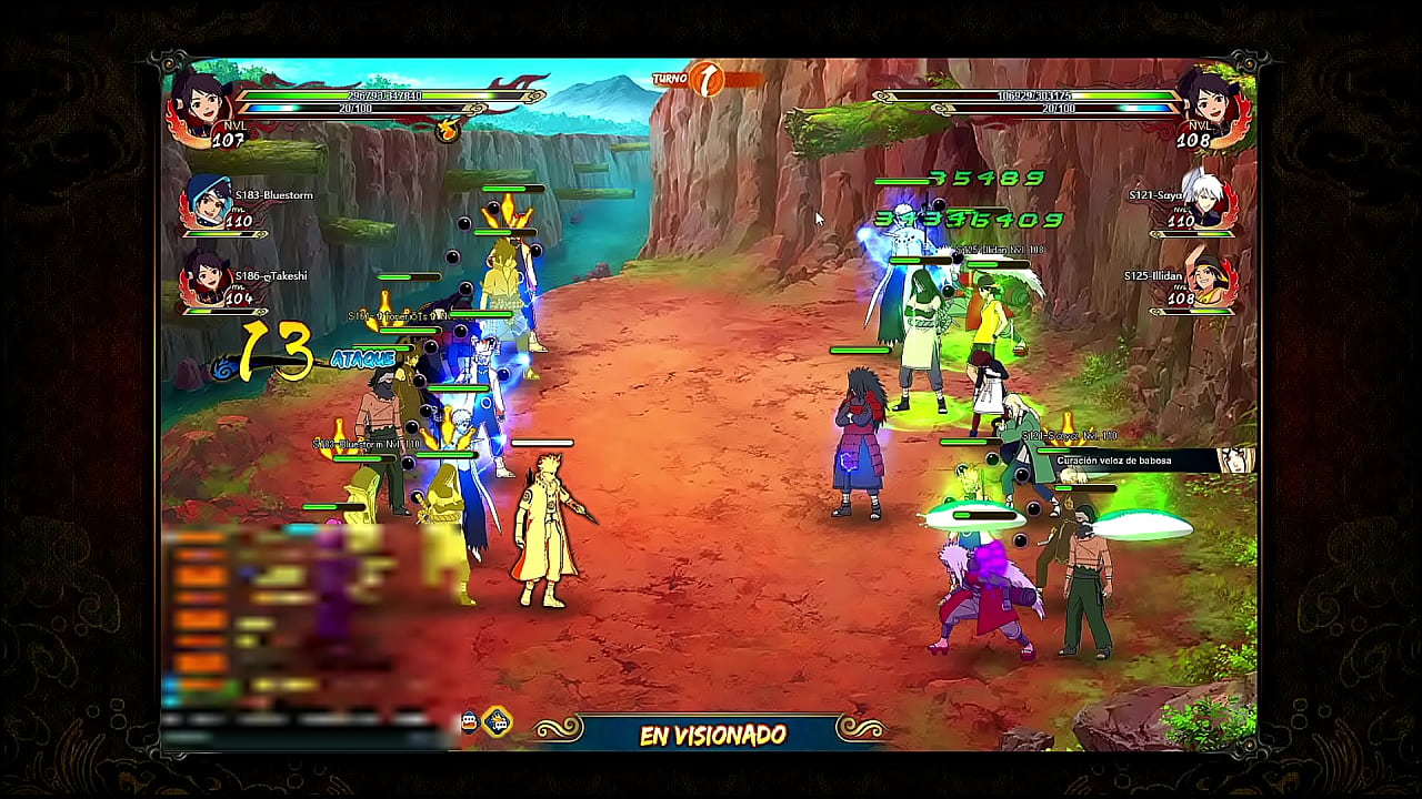 Naruto Online DUO Naruto Six Paths & Obito GWN!