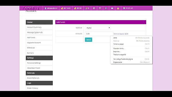 anuncia tu pagina porno y gana dinero por ver porno