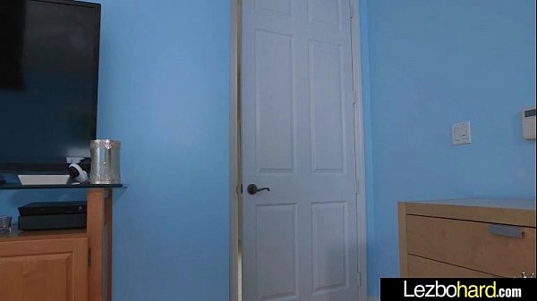 Young Lez Girls (Jade Dylan & Aubrey Rose) Play In front Of Camera mov-17