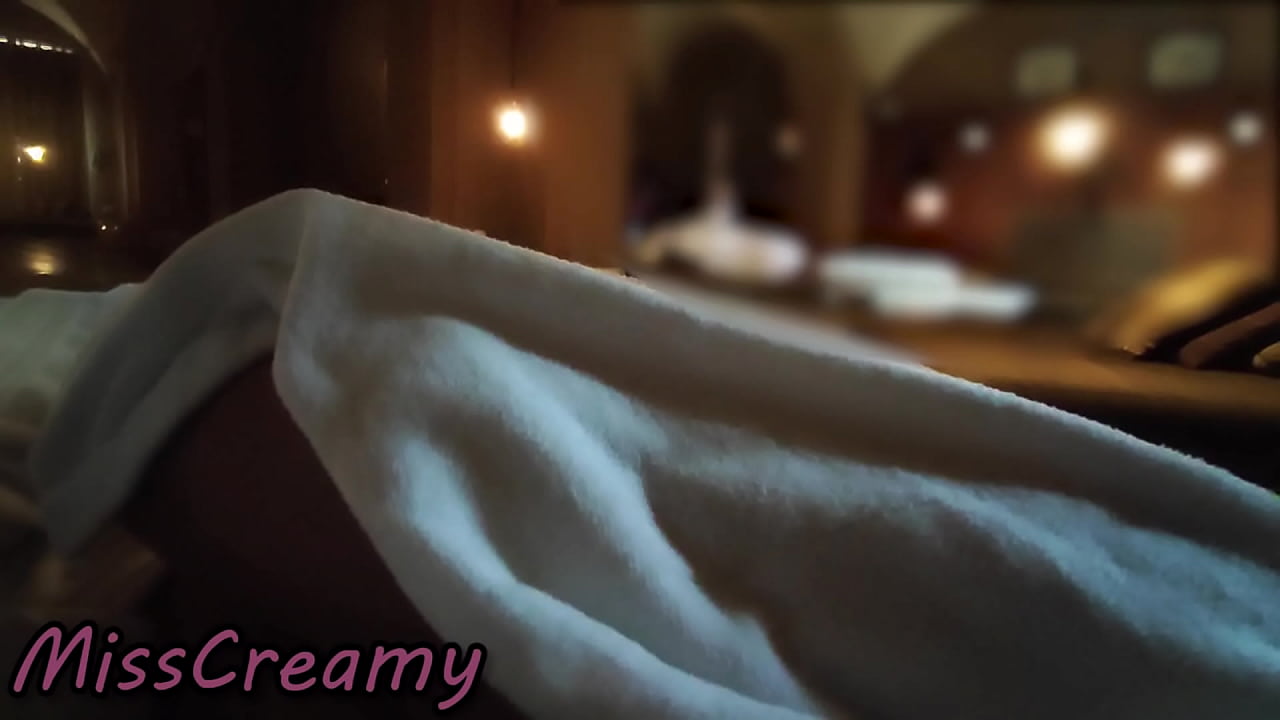 Extreme Voyeurism! Voyeur Spies Teacher Handjob Under Her Robe! - MissCreamy