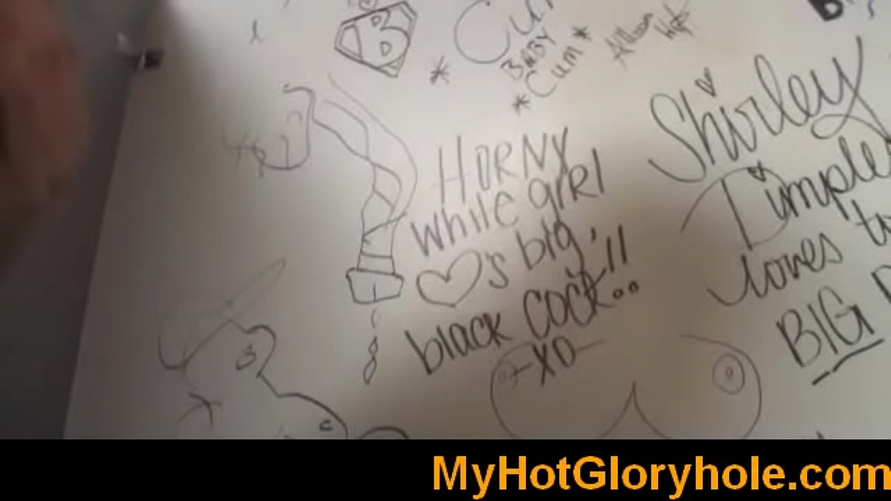 Black honey in gloryhole initiation 20