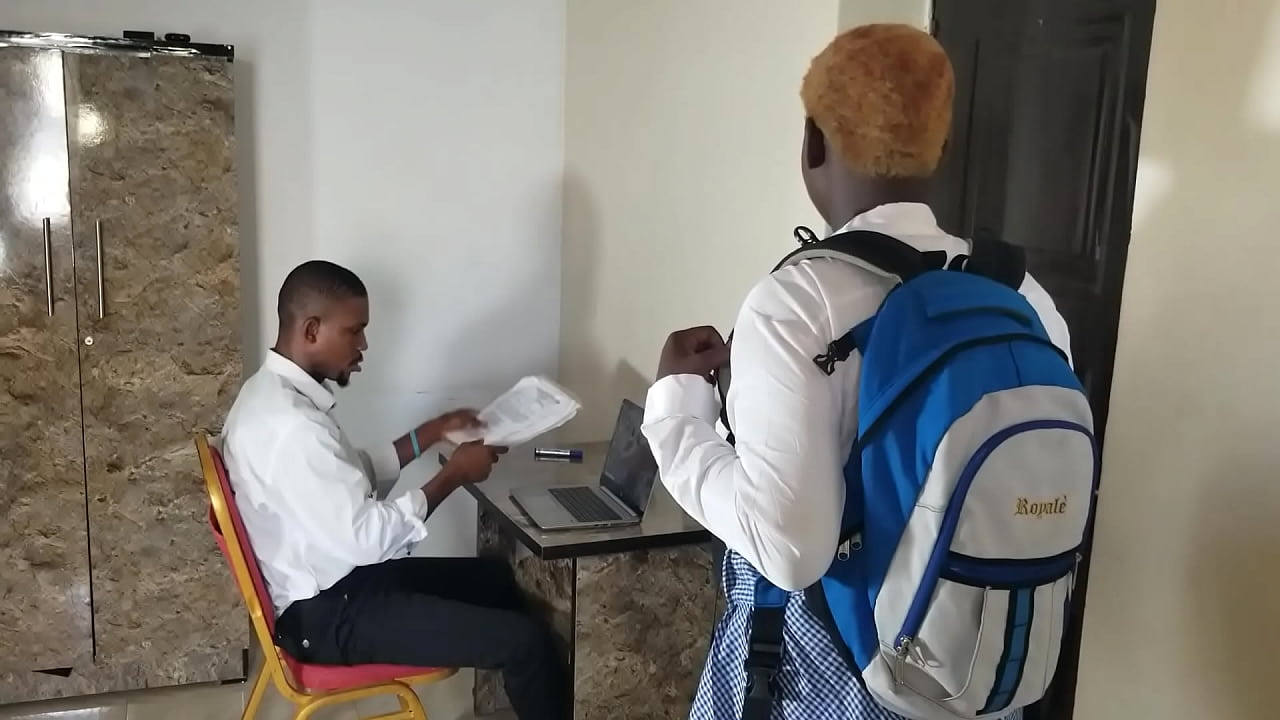 SEX FOR GRADE: CORRUPT MATHEMATICS TEACHER PRESSURED A COLLEGE FEMALE STUDENT INTO HAVING SEX WITH HER IN ORDER TO CLEAR HER PAPERS. BIG BOOBS SLUT HAD NO CHOICE OTHER THAN TO ACCEPT THE OFFER.