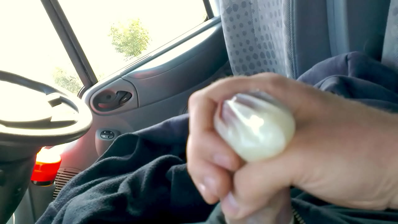 Public Jerking and Cum Filling Condom