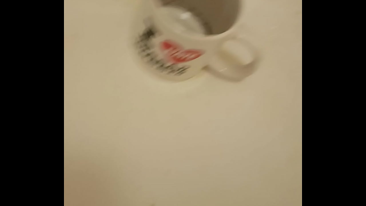 Filthy mug washed up