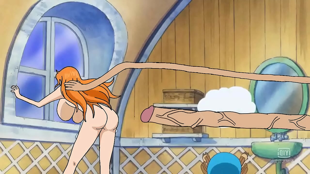 Luffy fucks Nami's asshole