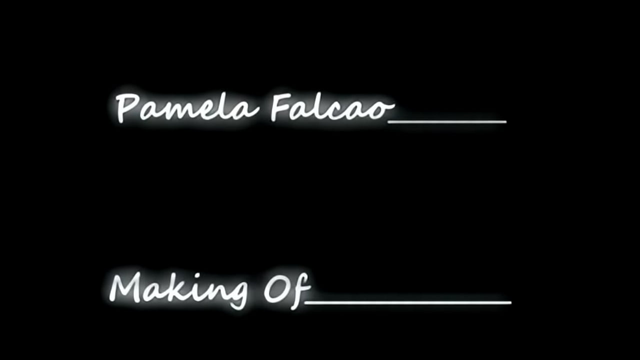 Pamela Falcao -  Making-off ensaio.