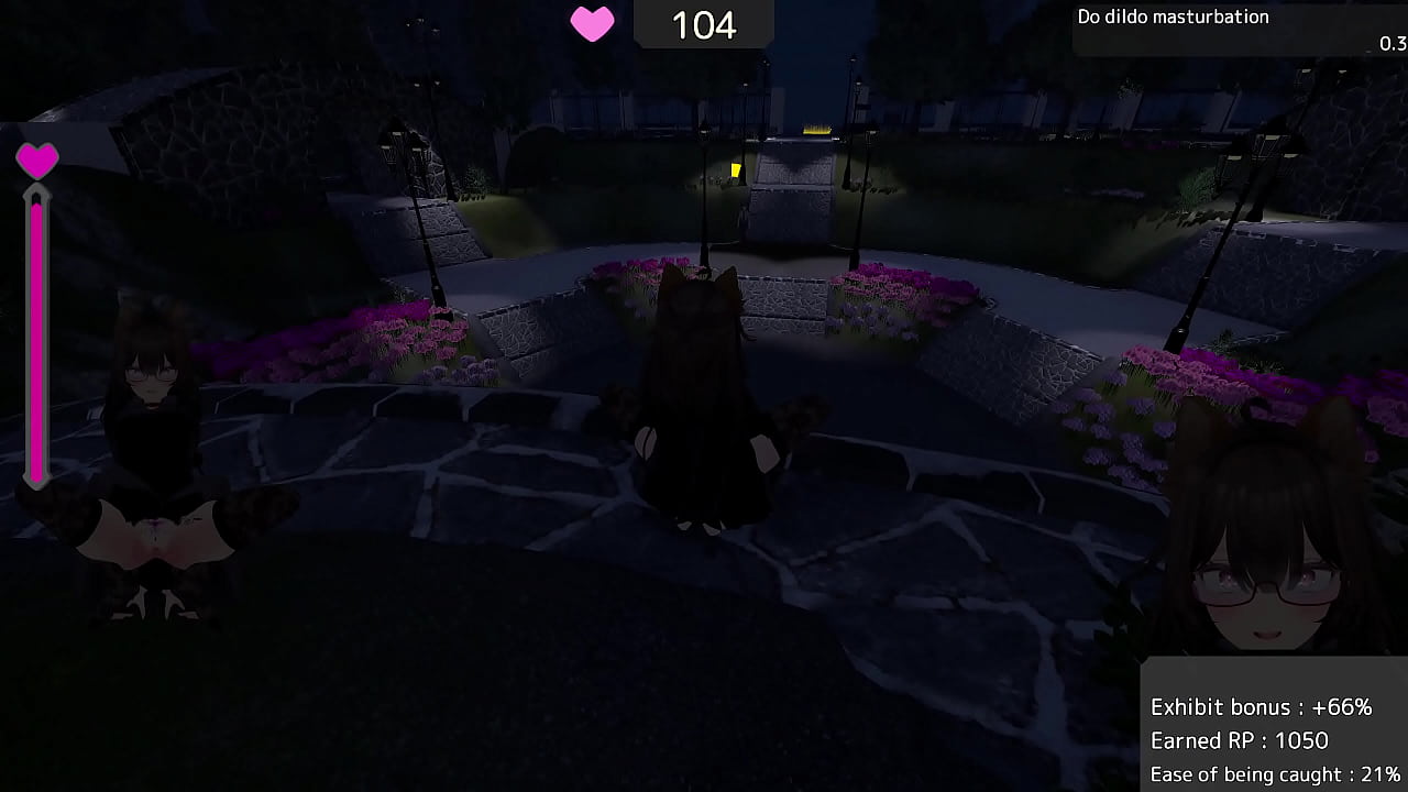 Seleka-San who Exposes unnoticed with Naked Coat -  100% - Real difficulty - In park