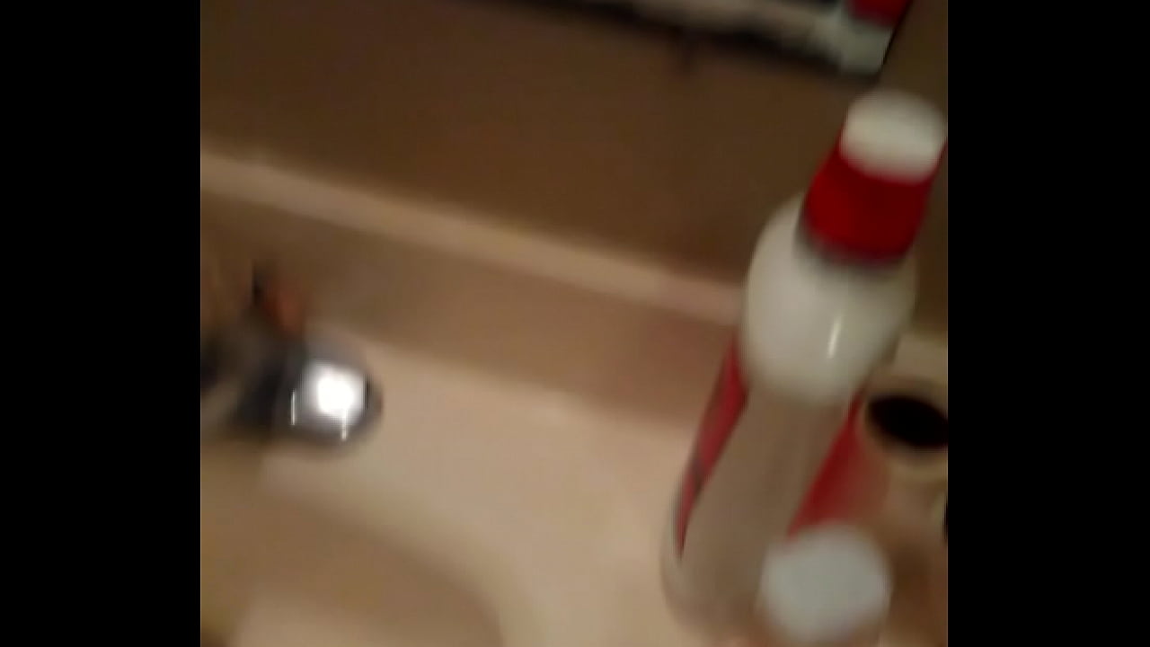 Bathroom masturbation