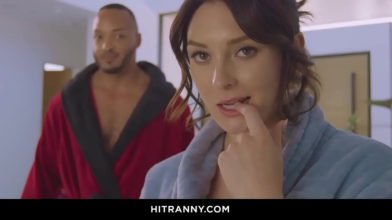 Wife and husband take advantage of the opportunity to fuck a trans