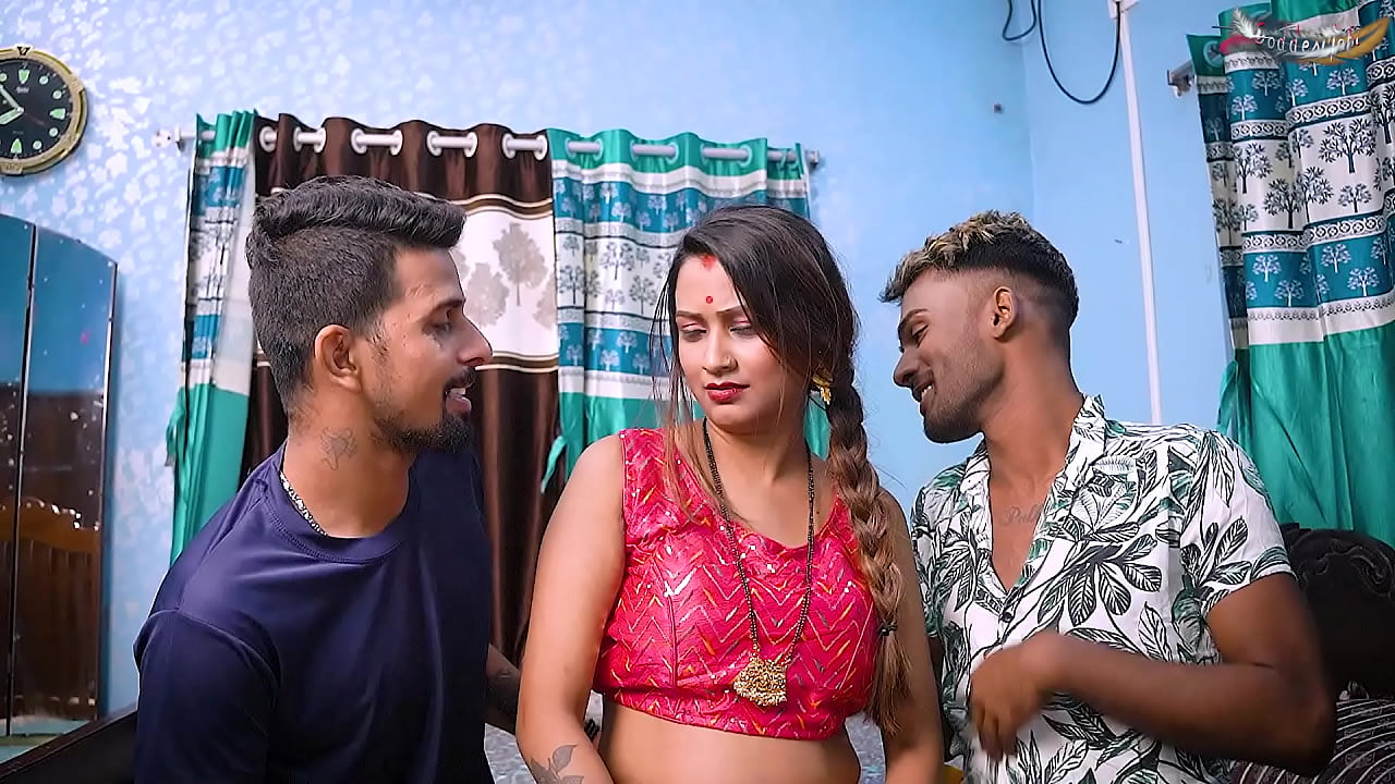 DESI BIHARI BHABHI HARDCORE THREESOME SEX WITH HER TWO DEBAR WHEN SHE WAS ALONE AT HOME FULL MOVIE ( HINDI AUDIO )