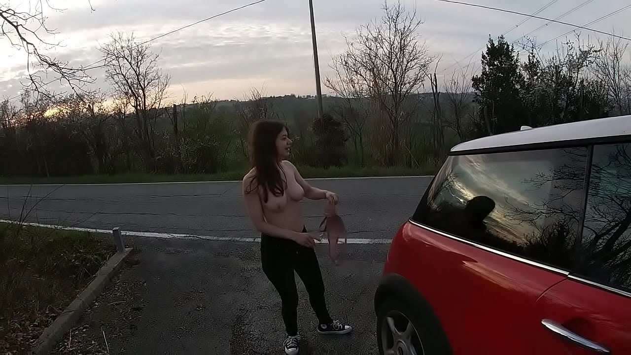 Almost caught doing threesome sex in the street during covid19 quarantine!!!!!