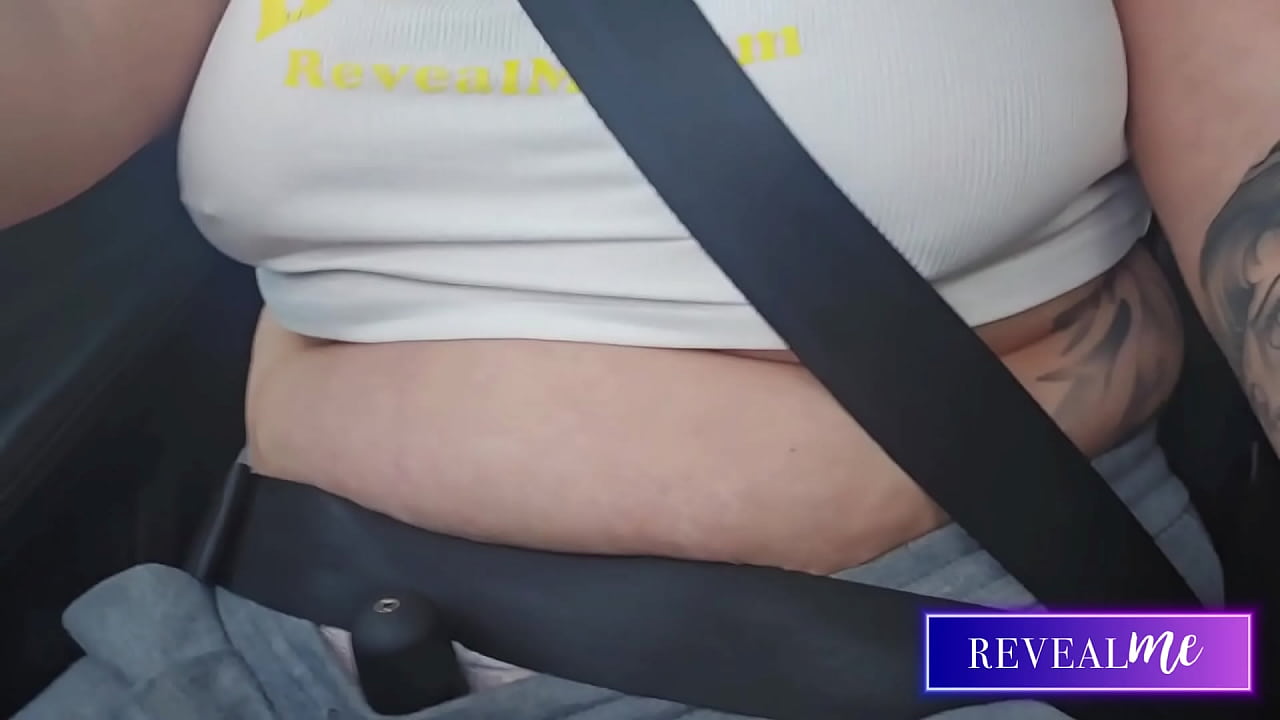 RevealMe || CURVY GODDESS TIT PLAY & MASTURBATION IN CAR: BUSTY SOLO FANTASY