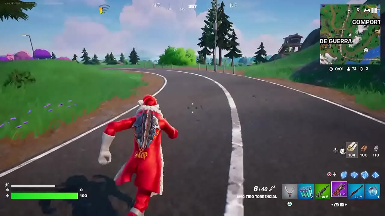 Jogando fortnite no PS4 e PS5