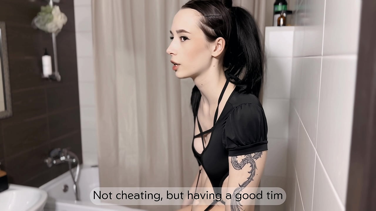 I Catch Step-Sis Masturbating in the Bathroom and Convince Her to Give Me a Blowjob