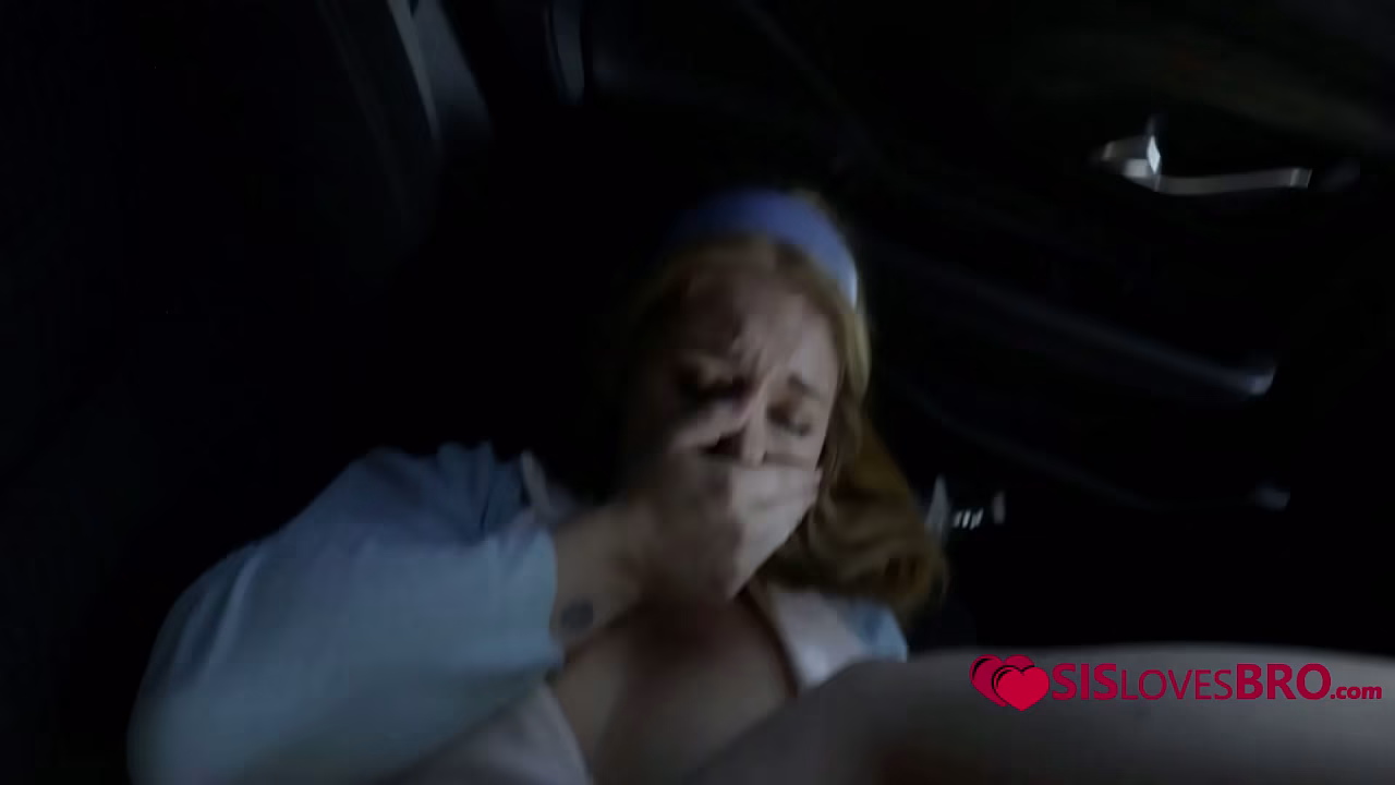 Stepbrother Convinces Step Sister into Car Sex
