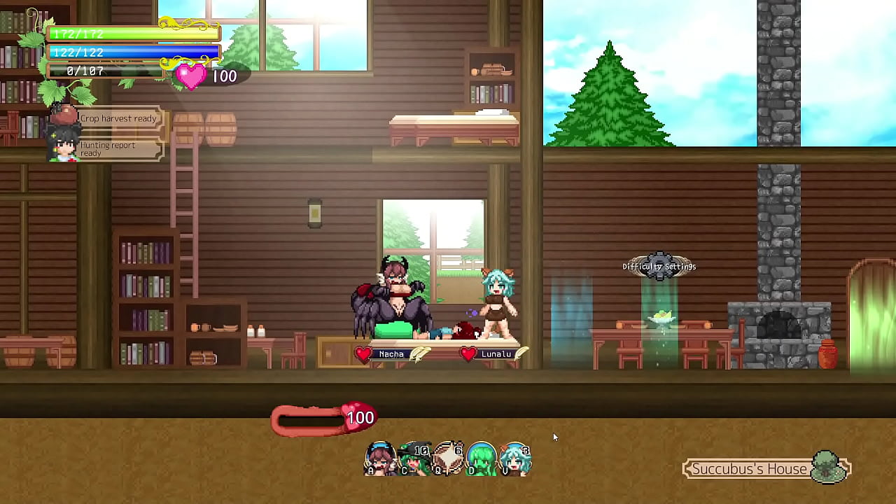 Succubus Affection Boss fight making bonds with new helpers ep.2