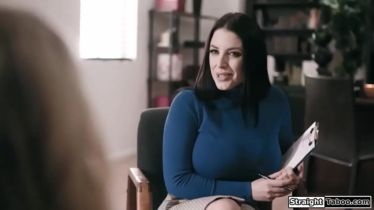 Big tits doctor tricks petite patient to fuck her in 3some.The milf licks her feet as shes blindfolded and dominates her to lick her.Then they rim her