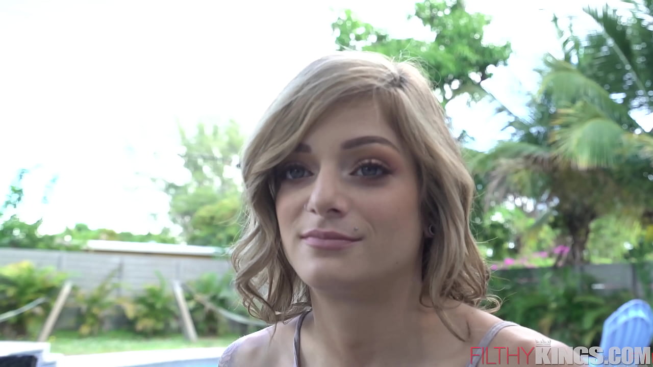 Casting Audition for Cute Blonde Teen Trying Out for Porn