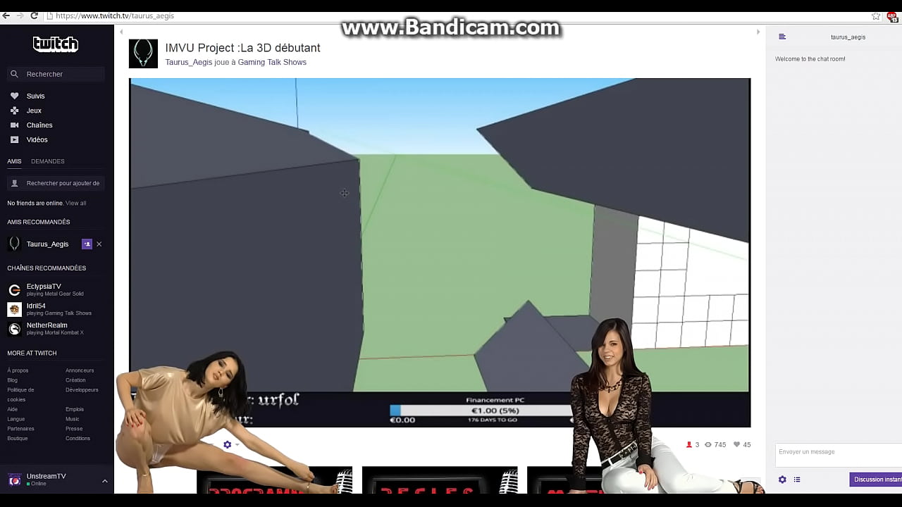 Taurus Aegis&reg; dans son oeuvre, Twitch. ℠