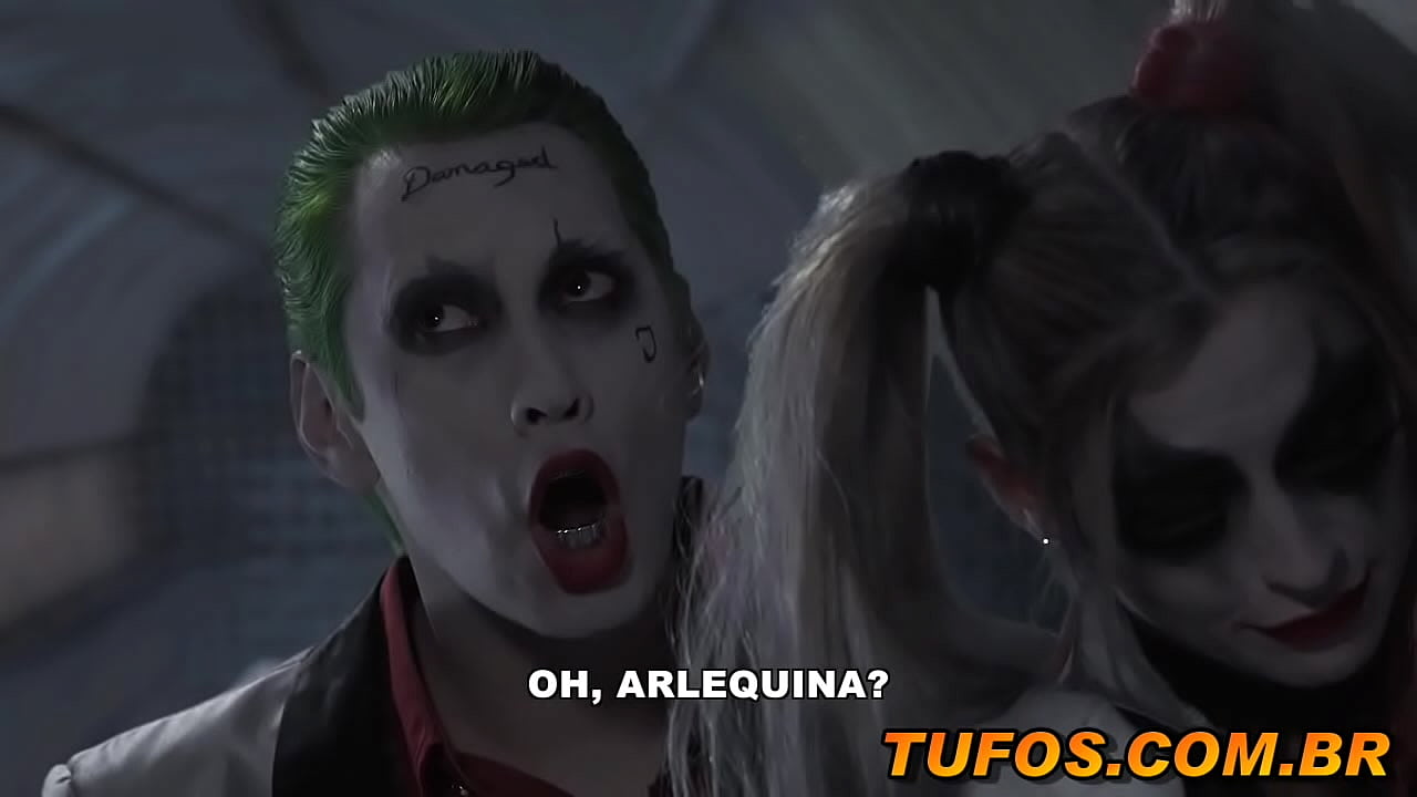 Batman e Coringa ir&atilde;o disputar no sexo, qual dos dois fica com a gostosa Arlequina!